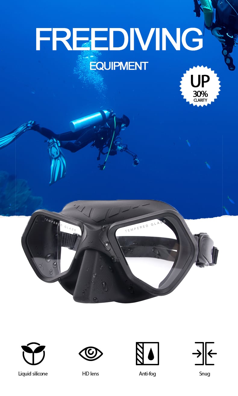 ZMZDIVE Low Volume Integrated Free Diving Mask manufacture