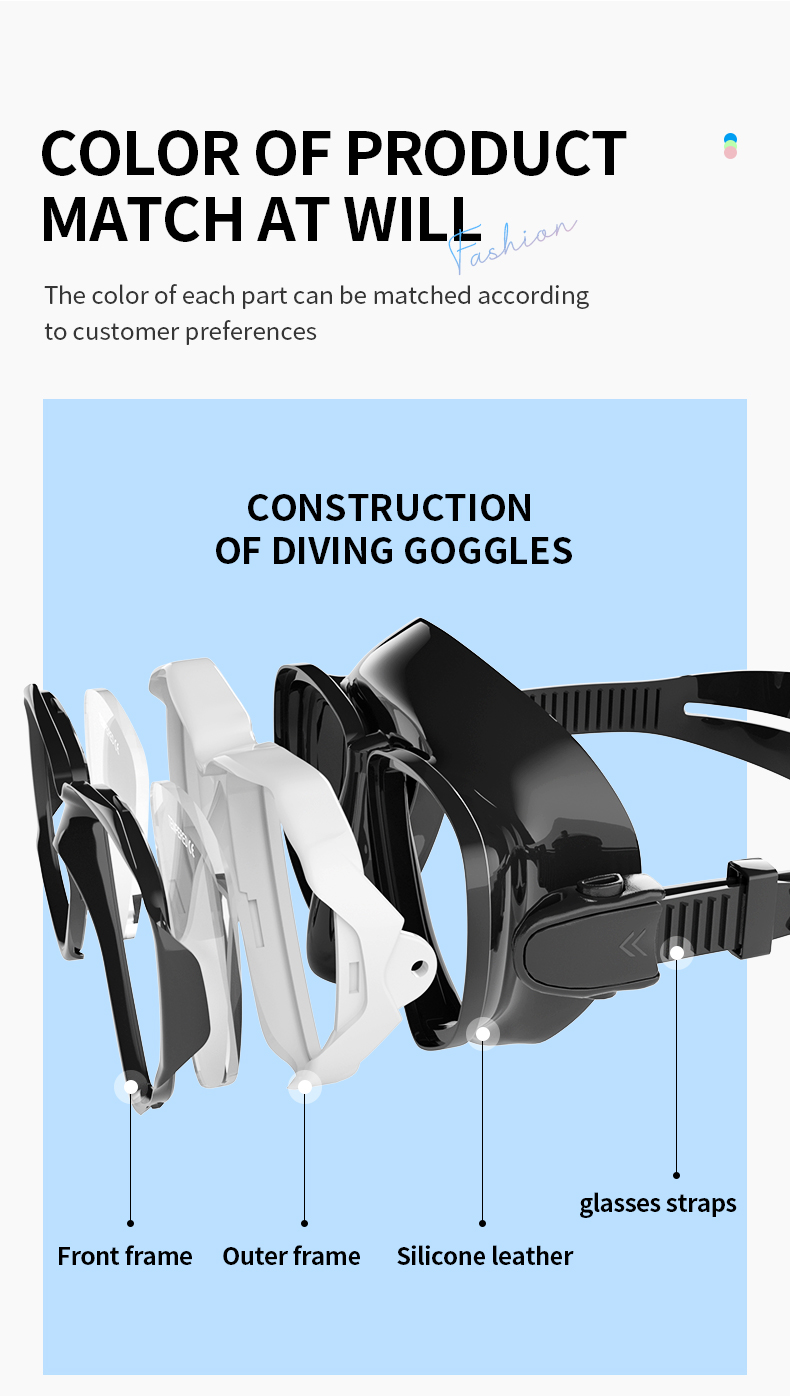 2024 exclusive wholesale of the latest children's diving goggles snorkeling glasses Kid Diving Mask supplier