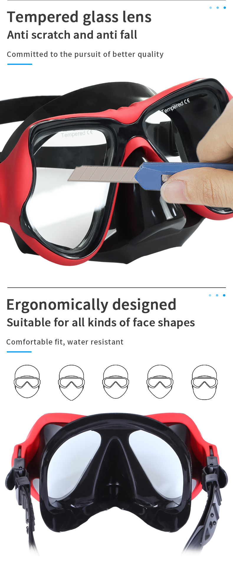 Professional Diving Spear Fishing Mask supplier