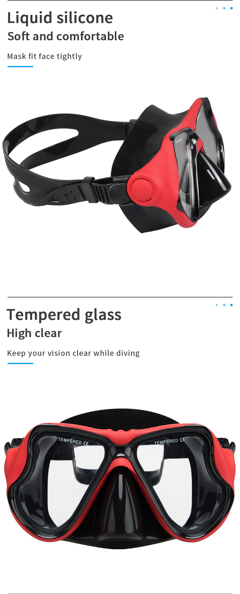 Professional Diving Spear Fishing Mask details