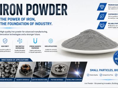 Mangapa Bubuk Besi Kalayan Purity Tinggi Penting pikeun Metalurgi Serbuk Canggih