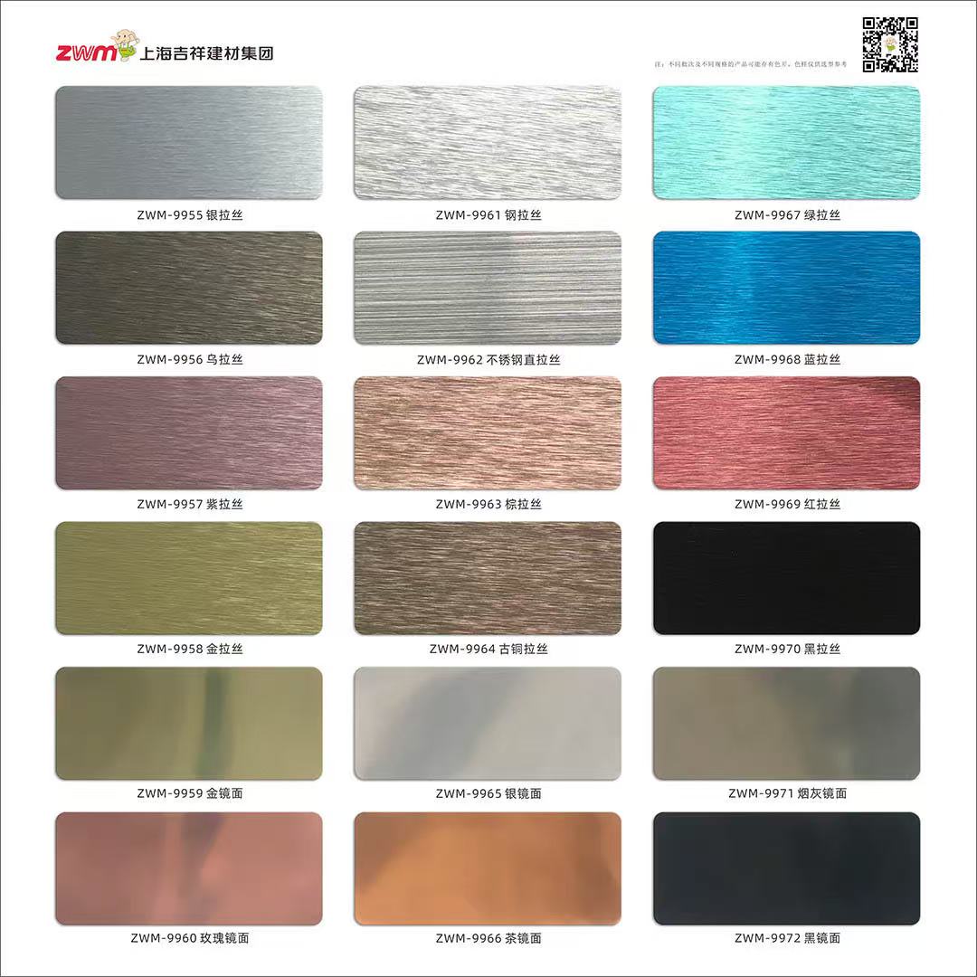A2 Grade Fireproof Aluminum Composite PVDF Coated High Temperature Resistant Exterior Wall Decorative Panel for Outdoor Use supplier