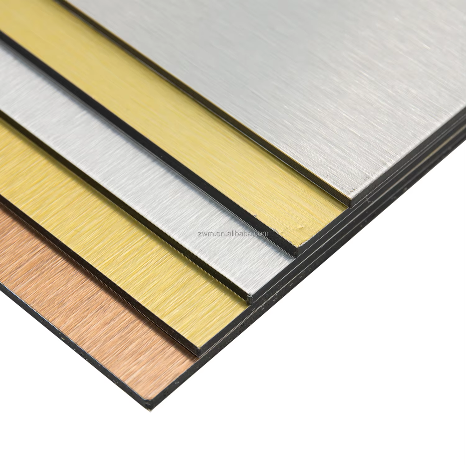 product direct factory supply custom color and size 4mm pvdf coated aluminum composite panels for facade cladding fireproof class a2-2