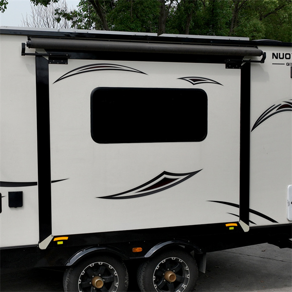 Enjoy outdoor living with the added comfort of an RV awning for slide outs.