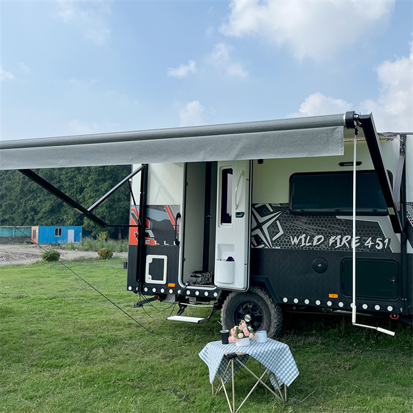 Effortlessly extend and retract your awning with an electric motorhome. 