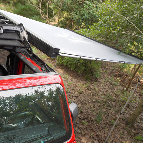 Boost your truck's functionality and comfort with our adjustable and weather-resistant awning.