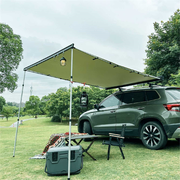 Maximize your space and comfort while car camping with an easy-to-set-up awning