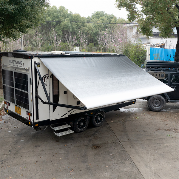 Get instant shade and shelter with a motorhome power awning without breaking a sweat.