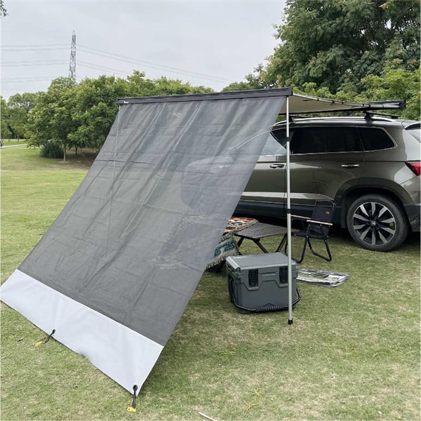 Verwandle dein Auto in einen bequemen und gemütlichen Campingplatz mit einer Seitenwagen-Ausfahrt