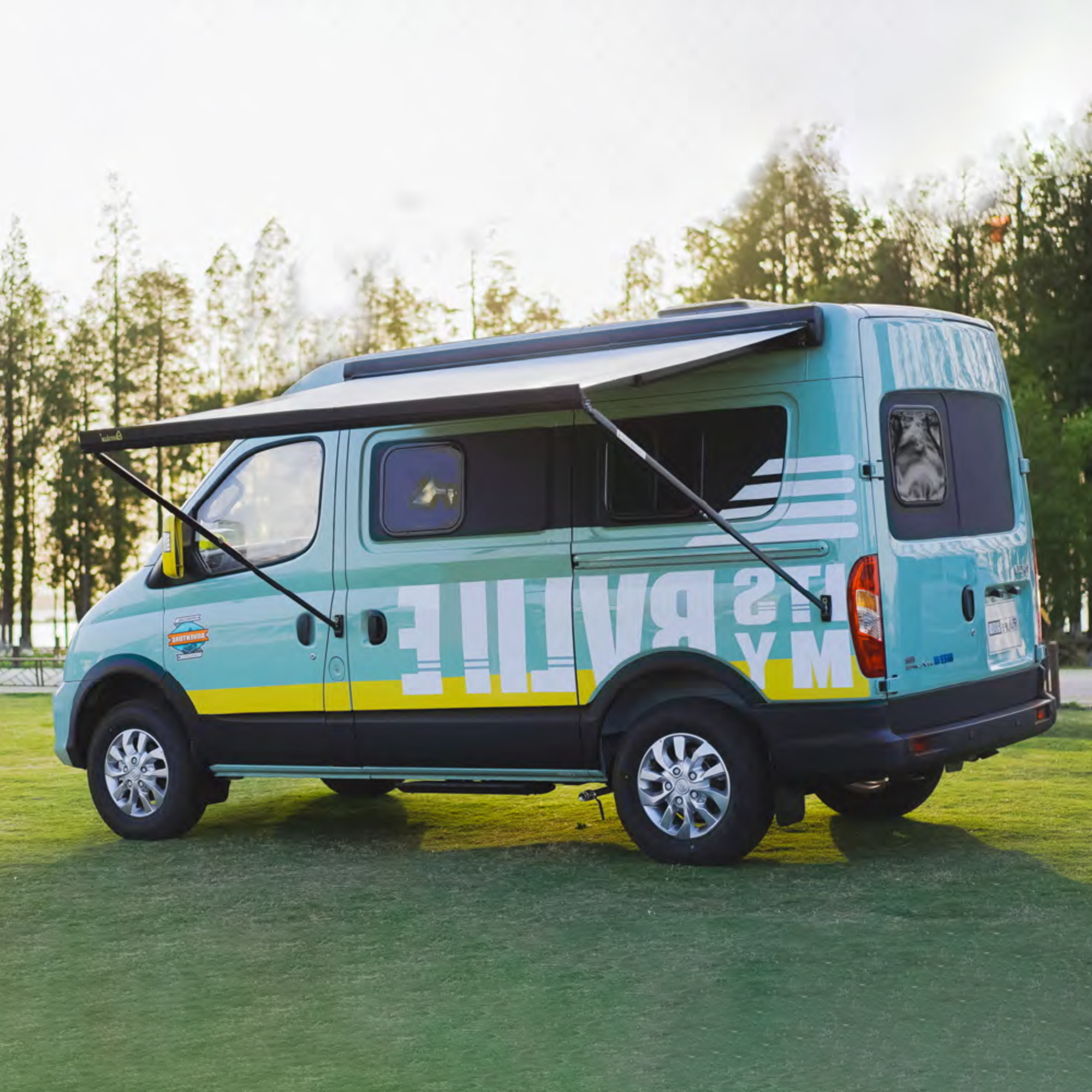 Shield yourself from sun and rain with retractable motorhome awnings.
