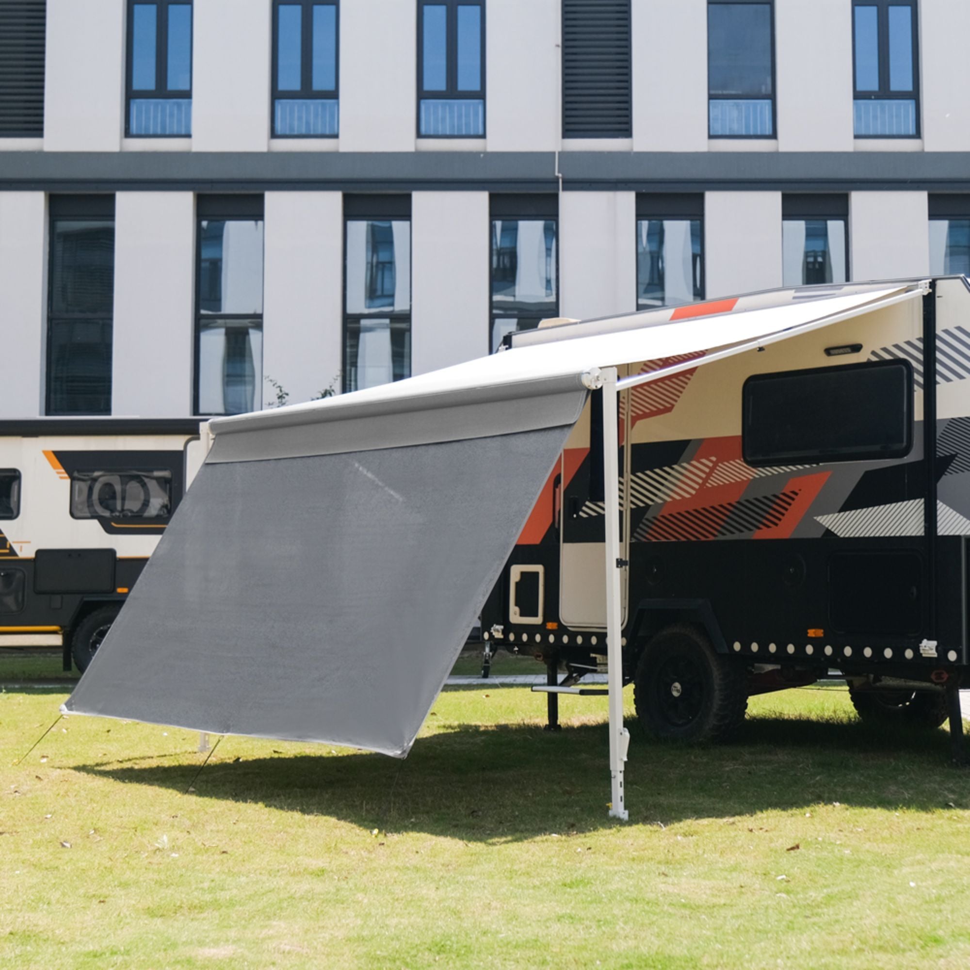 Caravan-Veranda-Privatsphäre-Vorhang - Frontwand