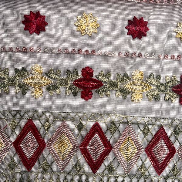 Embroidered Lace Fabric: Versatile and Timeless