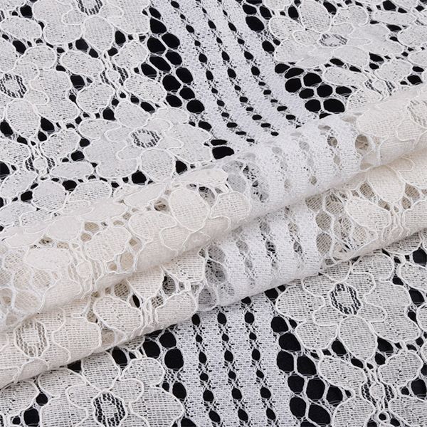 Embrace the Grace of White Stretch Lace Trim