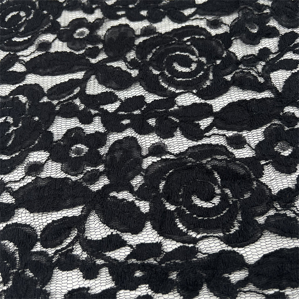 Innovation and Safety of black lace material fabric:
