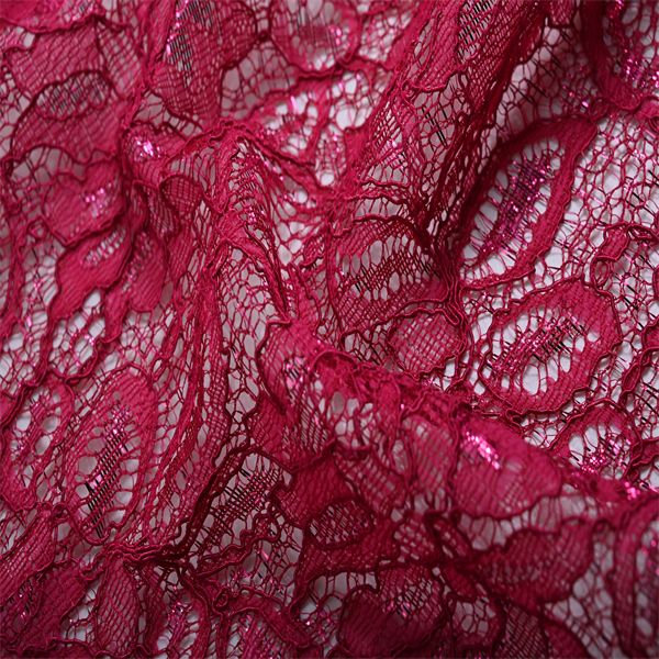 Putting on Rose Lace Fabric at Higher Level of Elegance