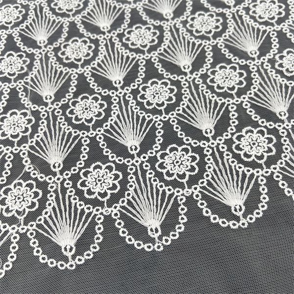 Get creative with the intricate patterns of raschel lace trim