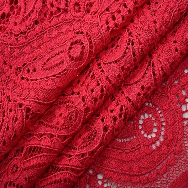 DIY with Red Fabric Lace