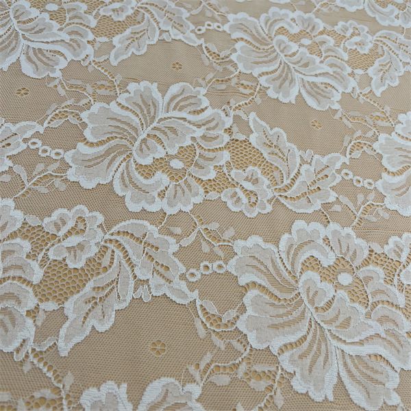 Transforming any garment with white fabric lace accents
