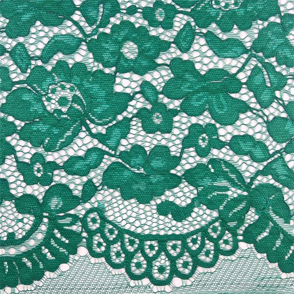 Embrace Romantic Vibes with Teal Stretch Lace Detailing