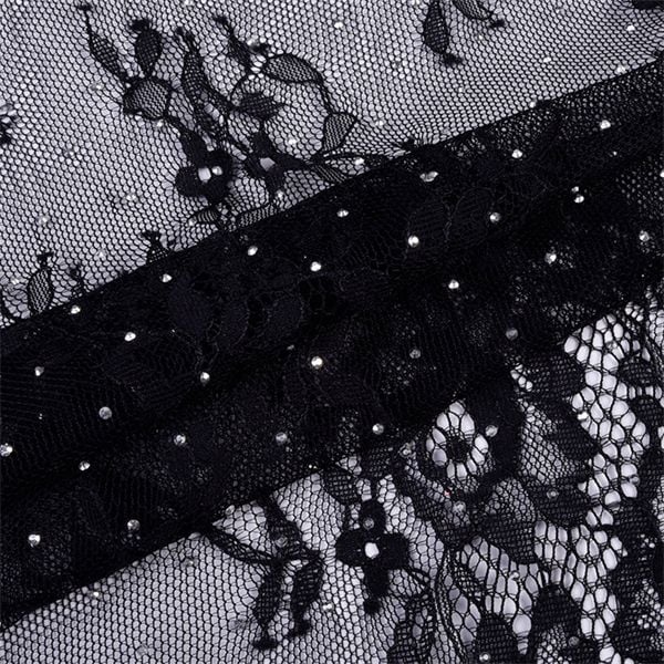 WHAT DO YOU MAKE WITH BLACK SEQUIN LACE?