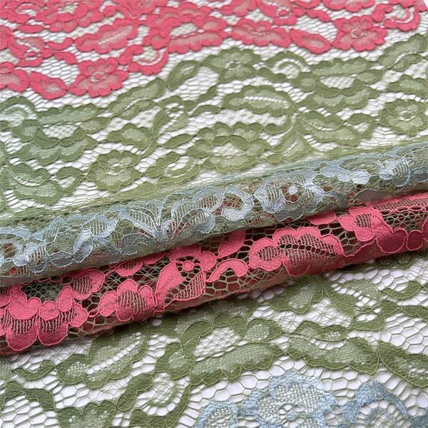 Green Lace Fabrics In Various Designs For Inspiration