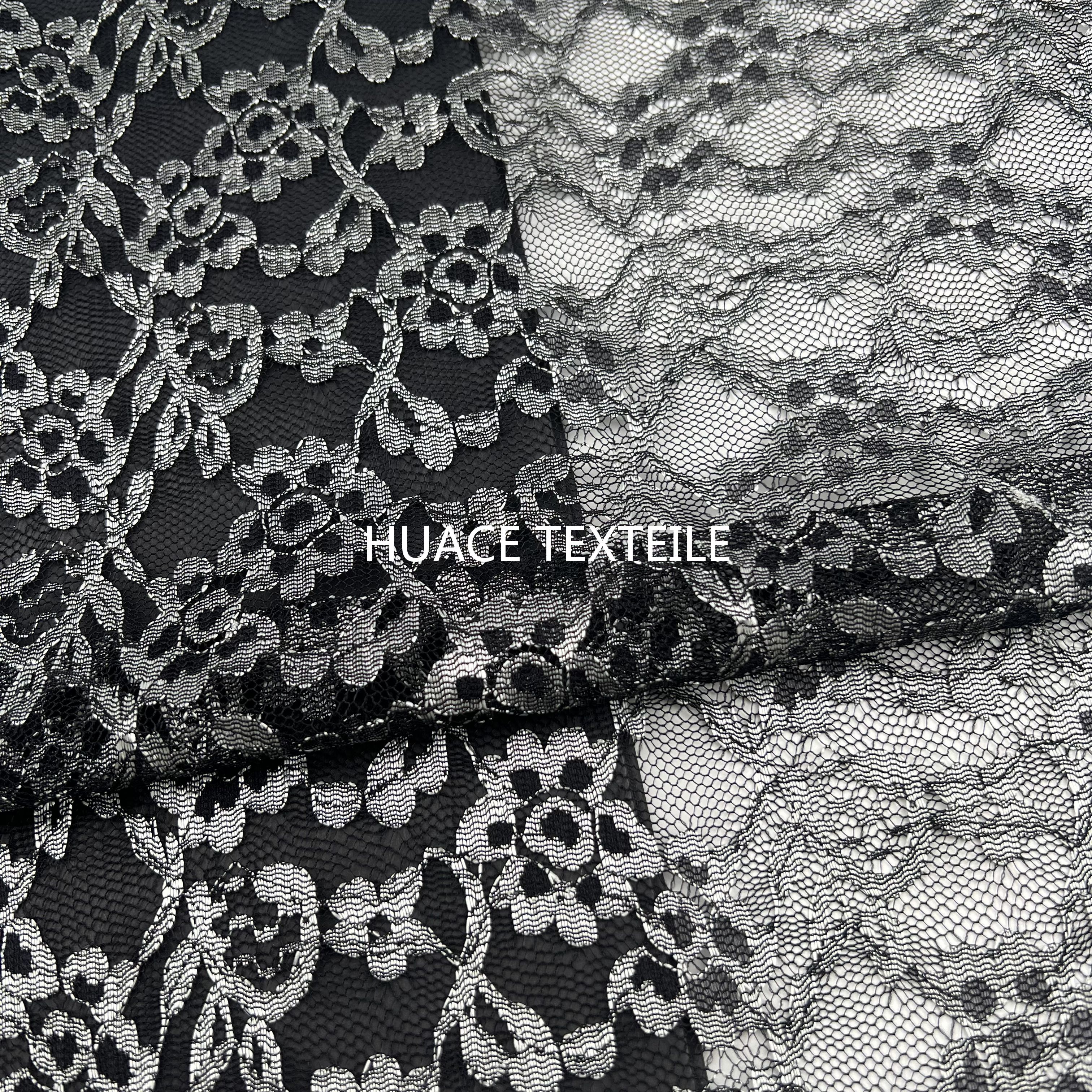 New Style  Nylon Fashion Spandex Classic Flora Lace