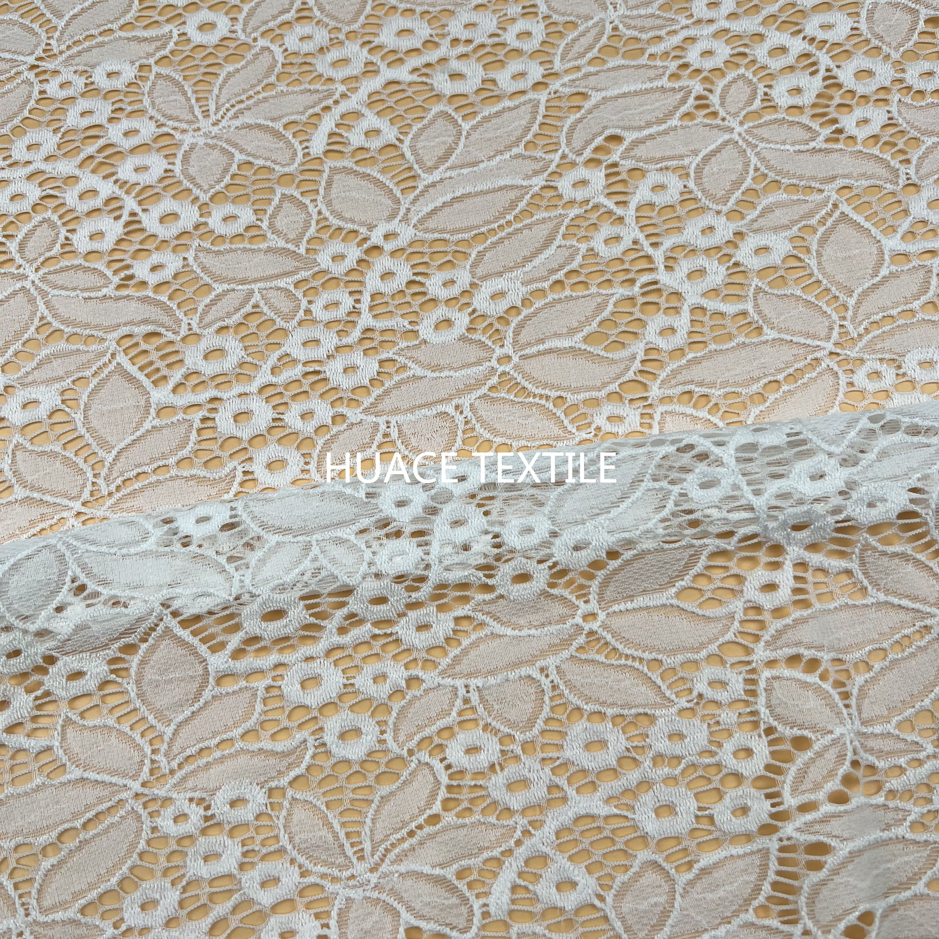 New Style Polyester Fashion Nylon  Spandex Classic Flora Lace