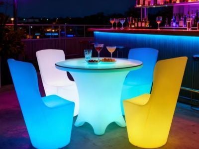 Bright Ideas: LED Furniture for Restaurants With Outdoor Seating
