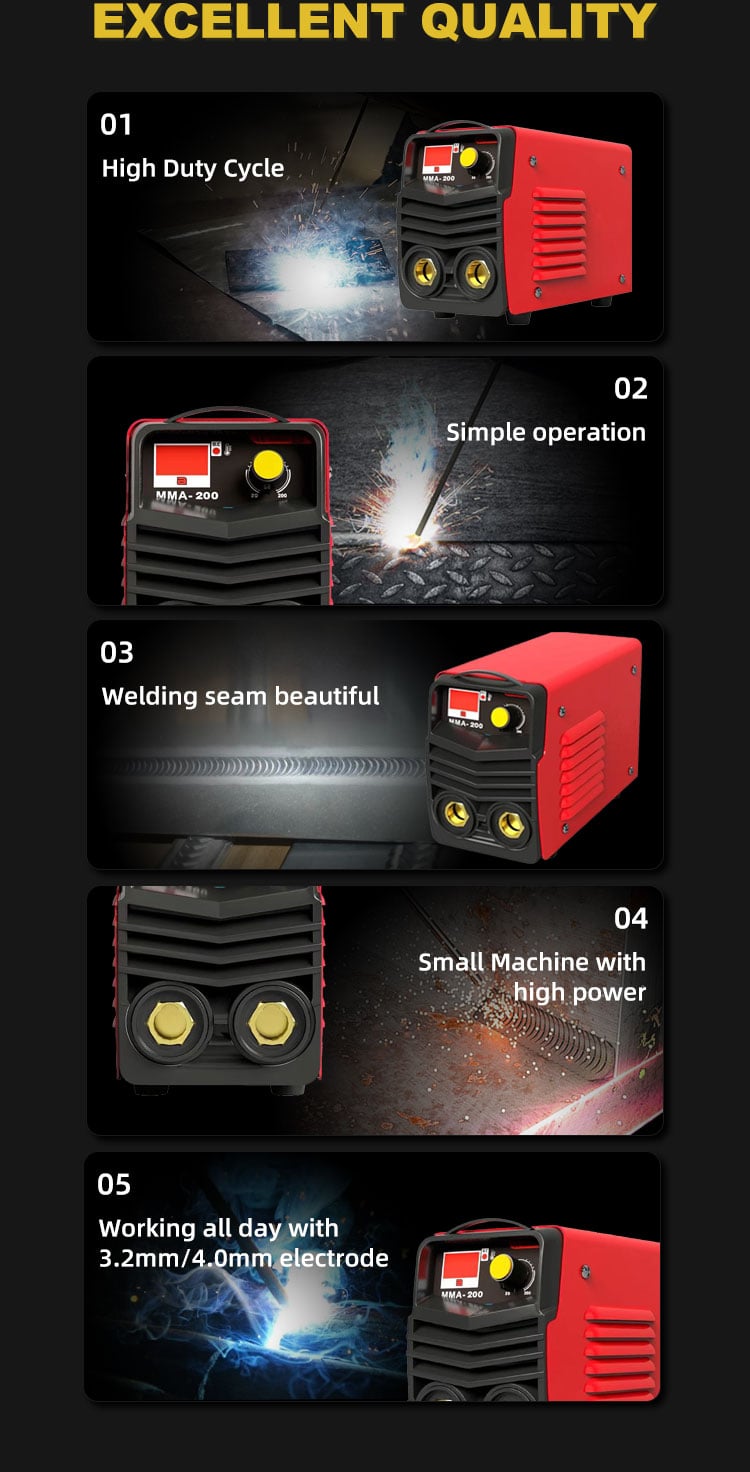TKrobot Hot-selling New Technology  High Efficient MiNi Portable Welding Machine MMA Inverter ARC Welder supplier
