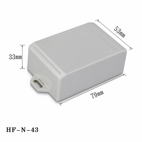 مصنعي مخصص HF-N-43 IP54 PCB بلاستيك ABS صندوق كهربائي مغلف بالتبديل