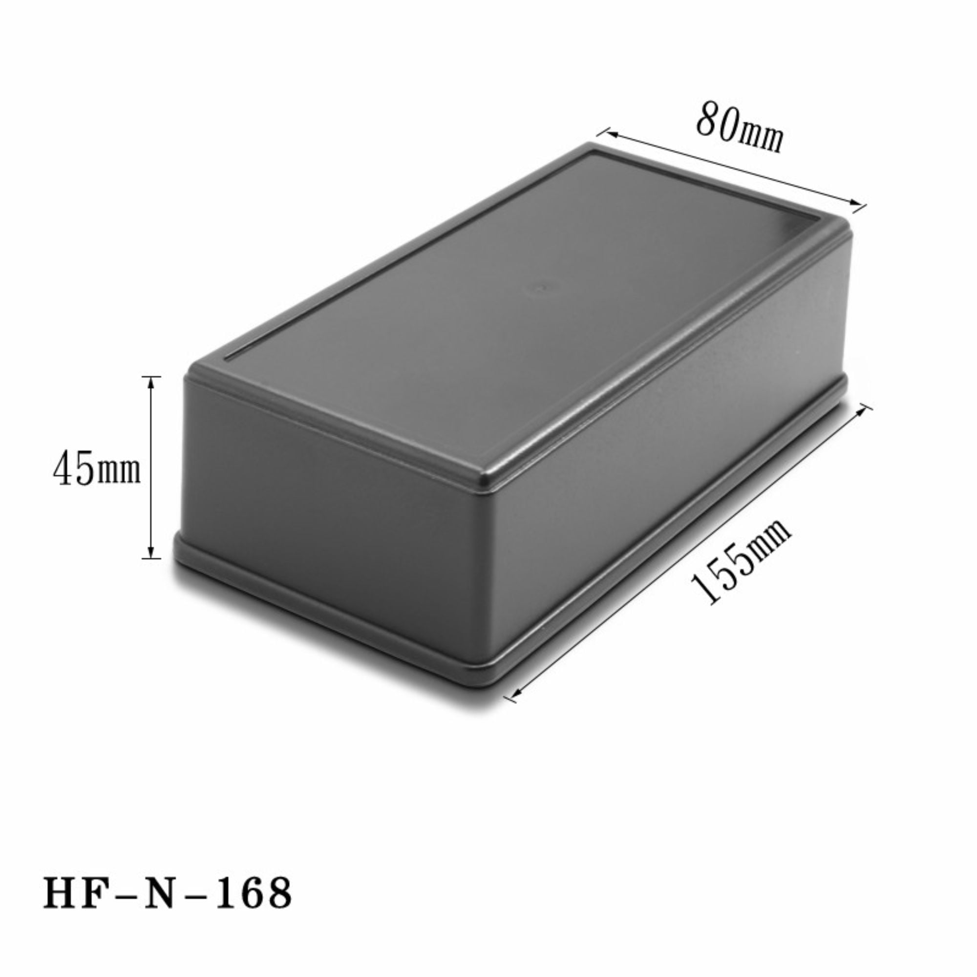 مخصص HF-N-168 صغير علبة تغليف طاقة ABS البلاستيك غطاء الإلكترونيات