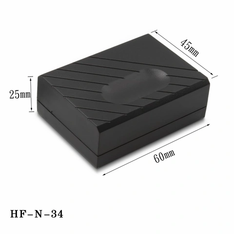 علبة بلاستيكية سوداء صغيرة مخصصة HF-N-34 ABS لجهاز يدوي إلكتروني