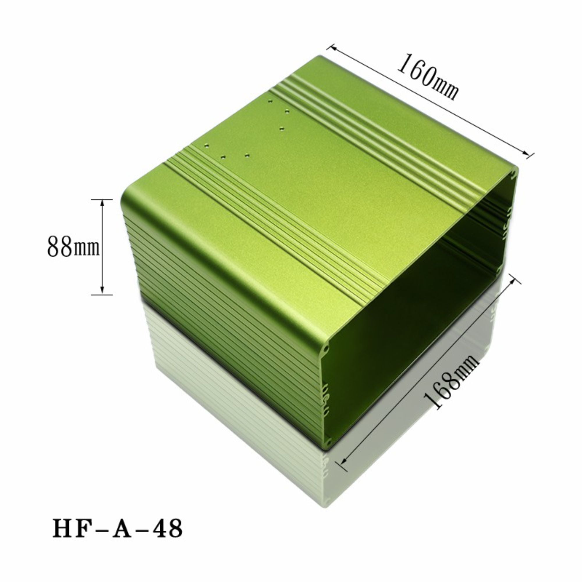 صناديق إلكترونية معدنية غلاف استخراج الألمنيوم HF-A-48 لـ PCB