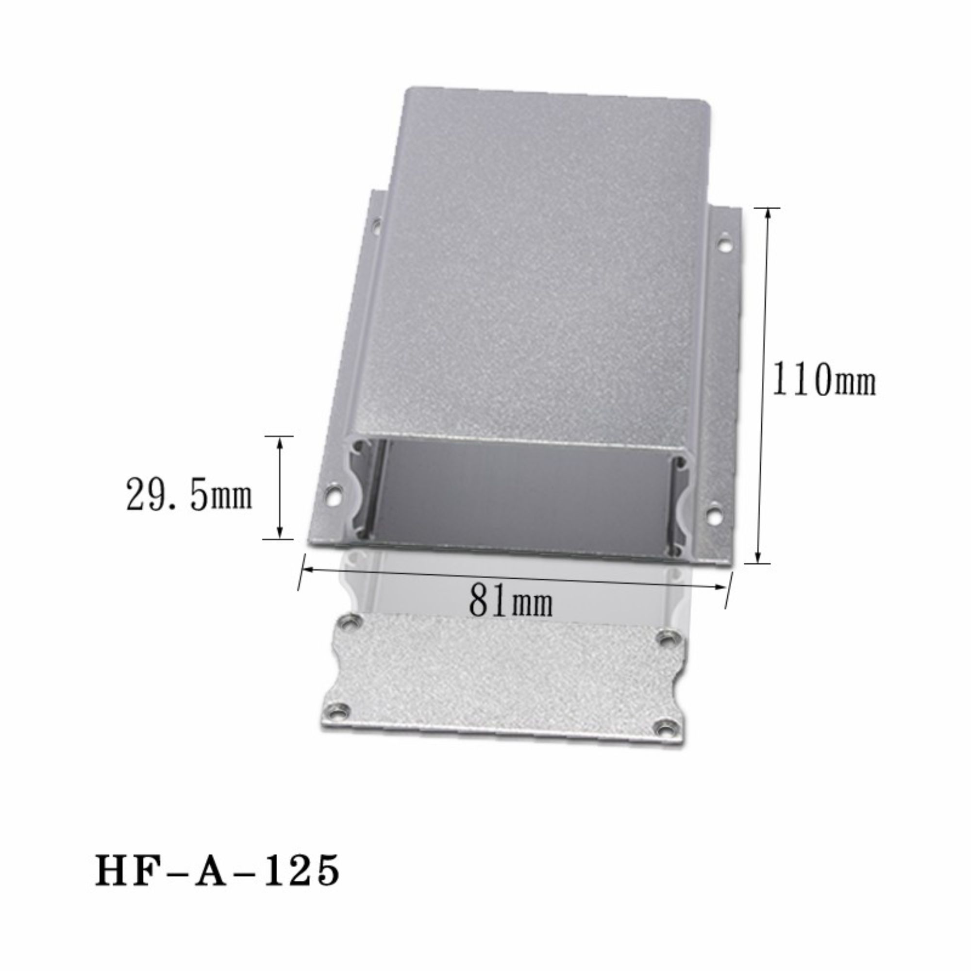 صندوق تحكم PCB معدني صناعي HF-A-125 صندوق صناعي من الألمنيوم