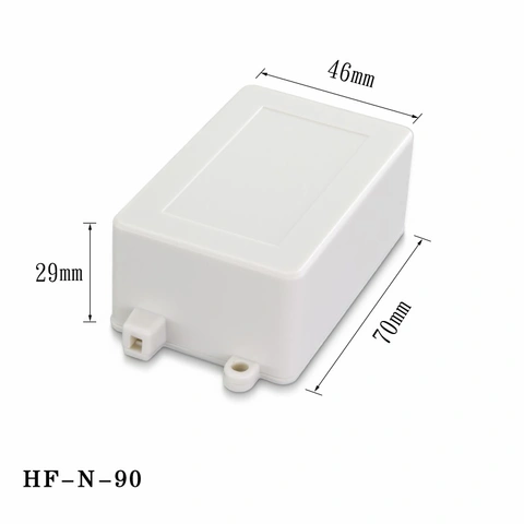 صندوق تحكم صغير مخصص HF-N-90 مثبت على الحائط غطاء إلكتروني ABS بلاستيكي