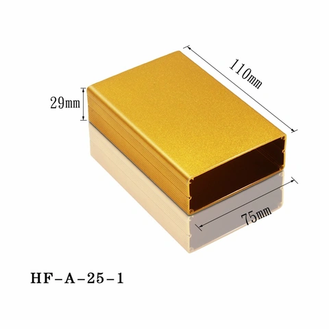 Hộp Vỏ Kim Loại Nhôm Tùy Chỉnh HF-A-25-1 Vỏ PCB Điện Tử