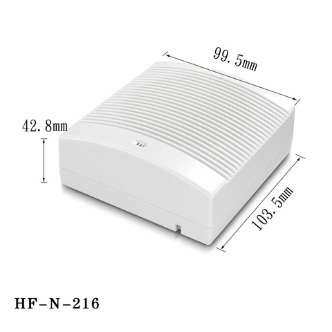 حالة مشروع إلكتروني مخصص HF-N-216 مقاومة للماء IP54 بصندوق مكبر صوت ABS