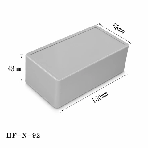 حالة صندوق مشروع صغير مخصص HF-N-92 PCB درجة IP54 غطاء بلاستيكي
