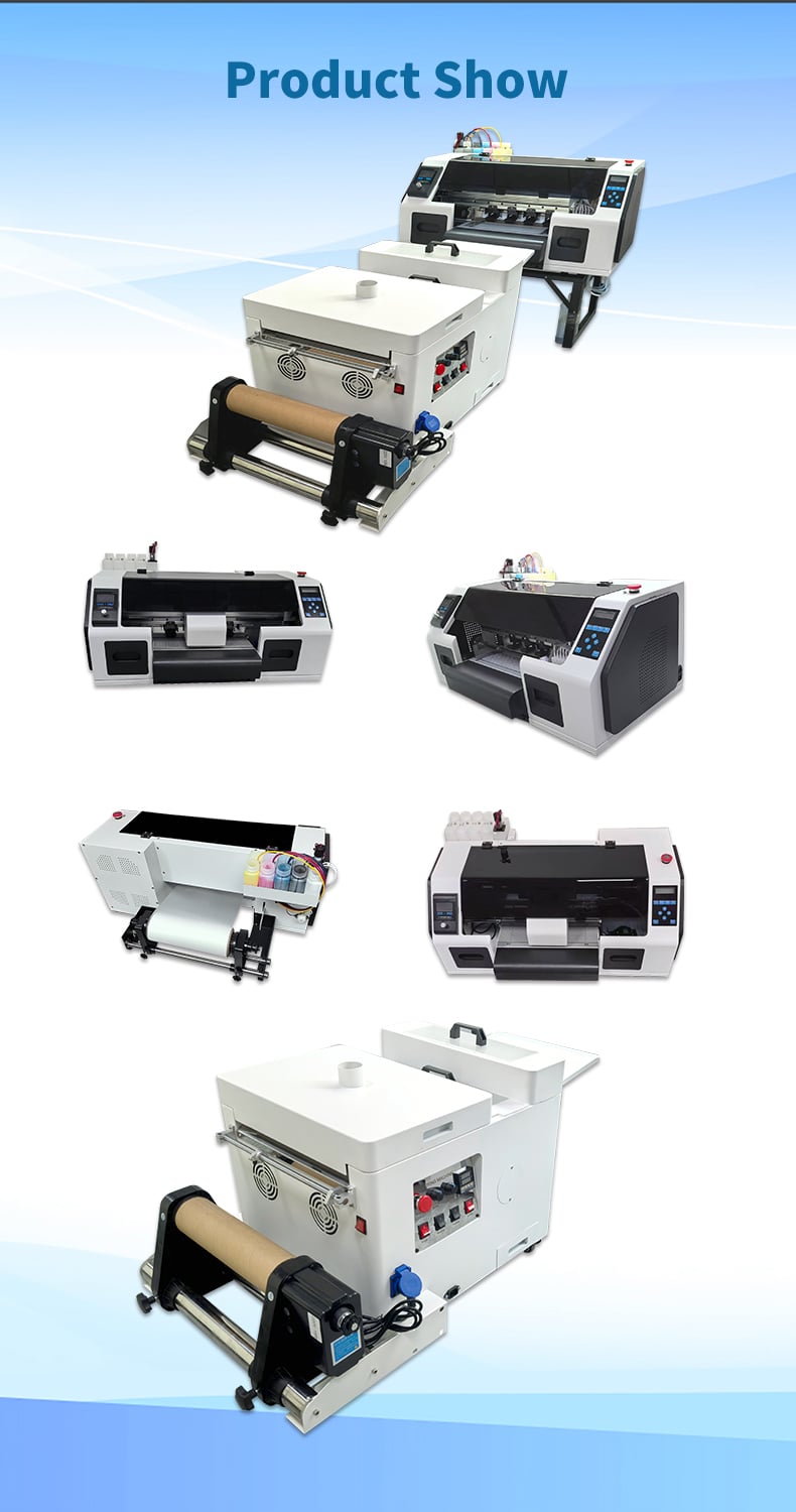 New Automatic Digital DTF Dual-Mode A3 Printer All-In-One Machine Epson Print Head 300mm X 600mm Custom T-Shirt Multi-Fabric factory