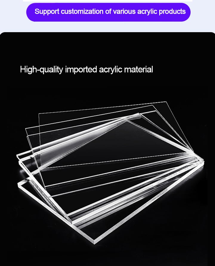 Acrylic Transparent Protector Case Durable English Edition Plexiglass Pokemon Card PTCG Acrylic Booster Case factory