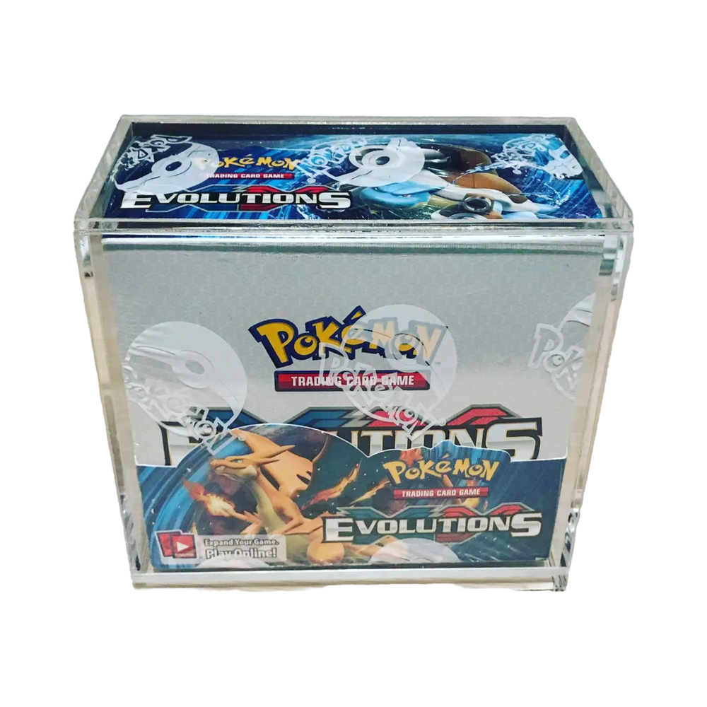 Ultra Premium Acrylic Booster Case Eco-friendly Dustproof Case English Edition Protector UV Coating Booster Pack Display Box manufacture
