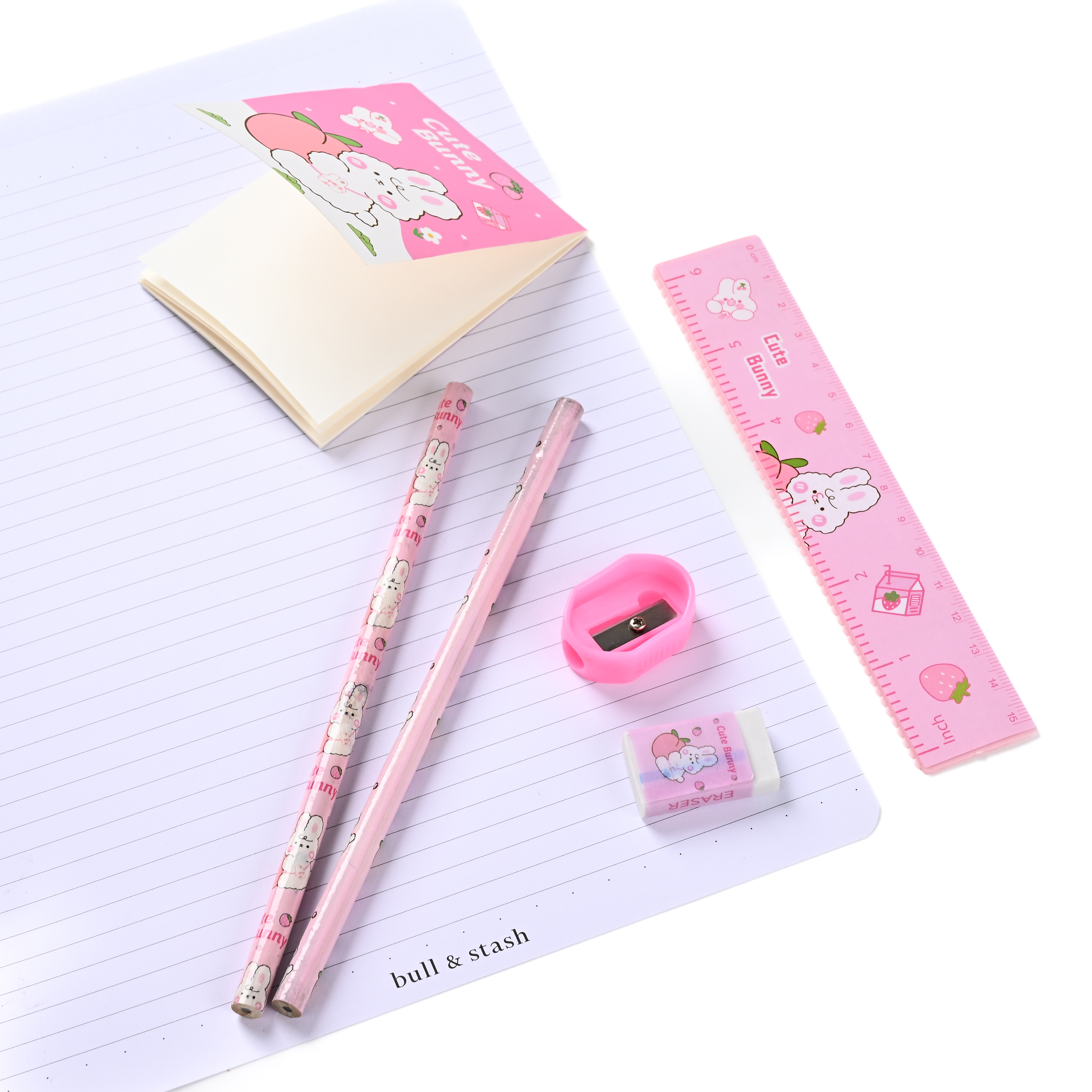 product hot cute student gift wholesale stationery set pencil eraser sharpener for primary school for classroom use-9