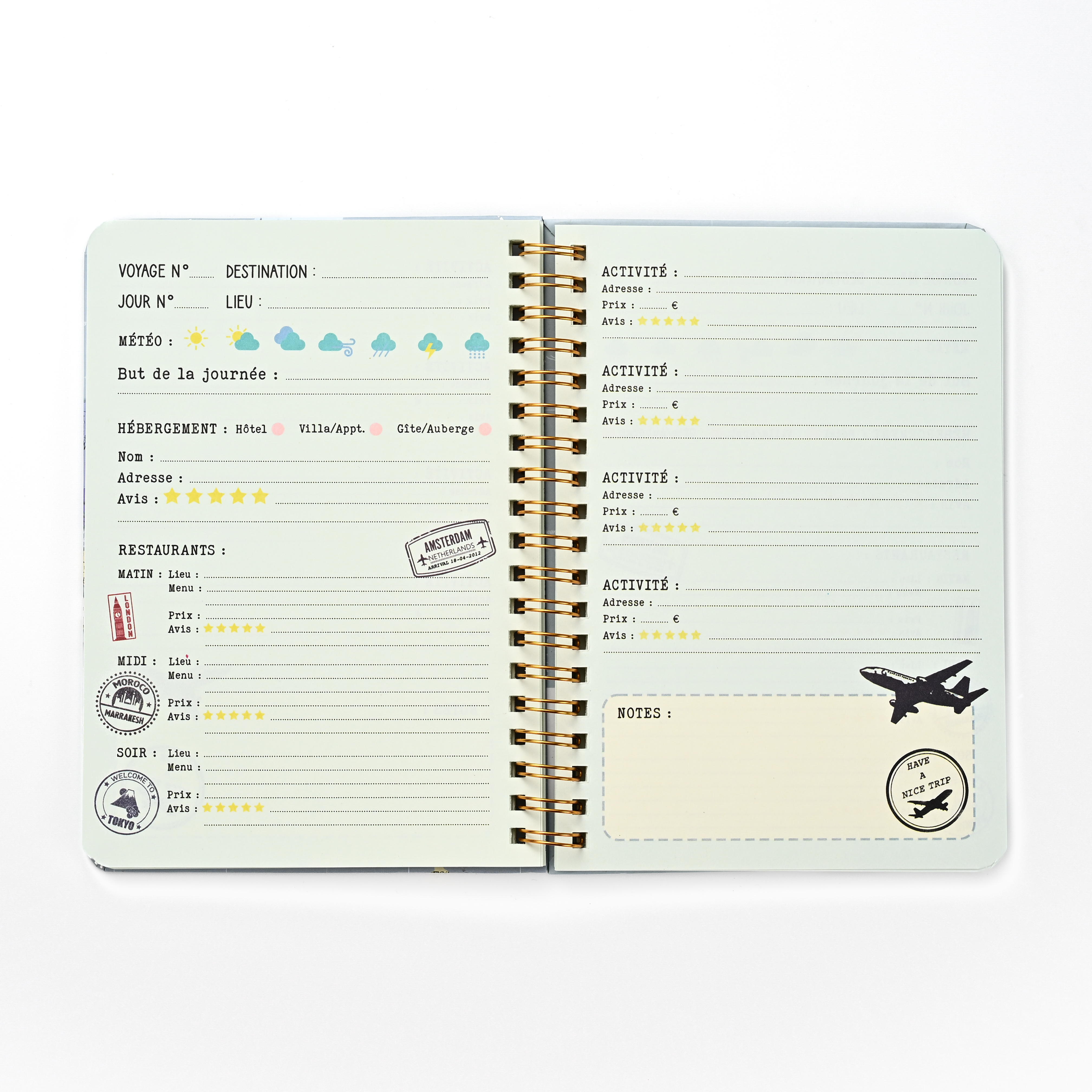 product hot sale custom a6 double sided available reusable scrapbook design release paper sticker book for journaling-9