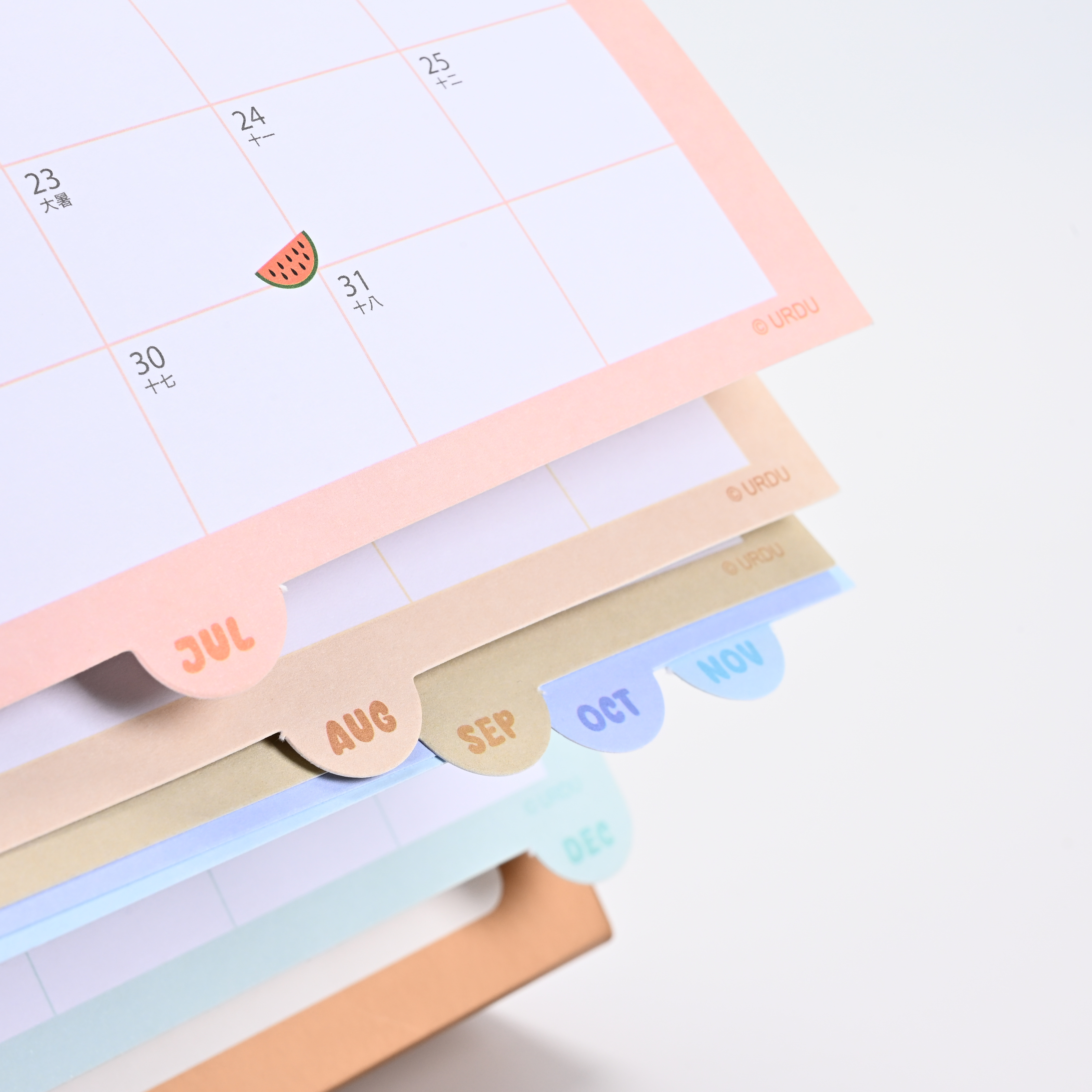 product factory custom printing promotion plan desktop calendar monthly holiday reminder 2026 desk calendar-11