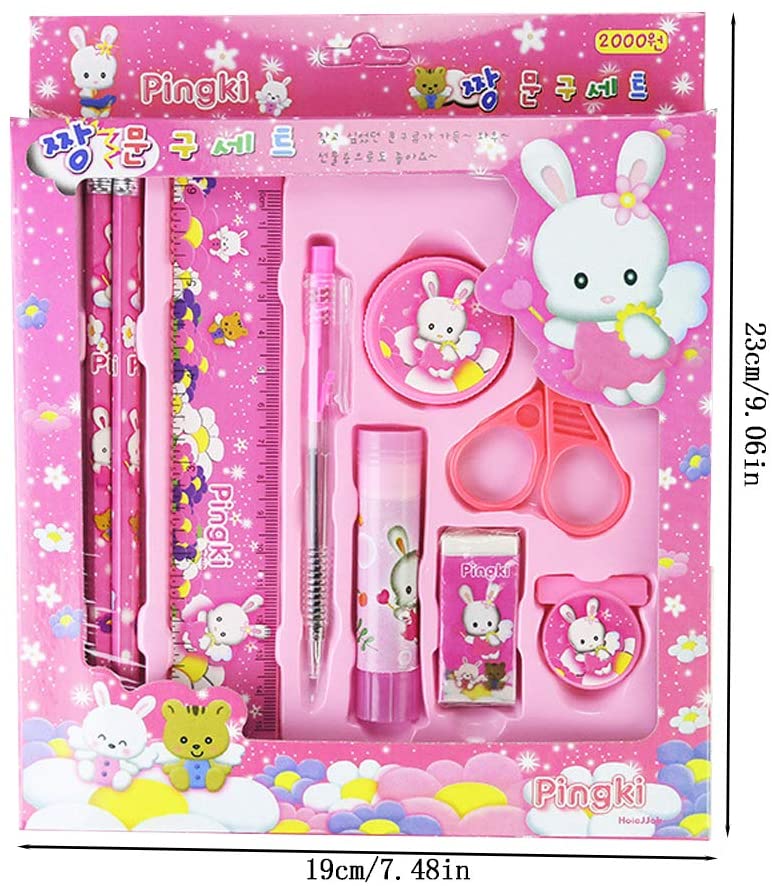 product stationery kit pencil eraser set kids school stationery supplies stationery set for children-6
