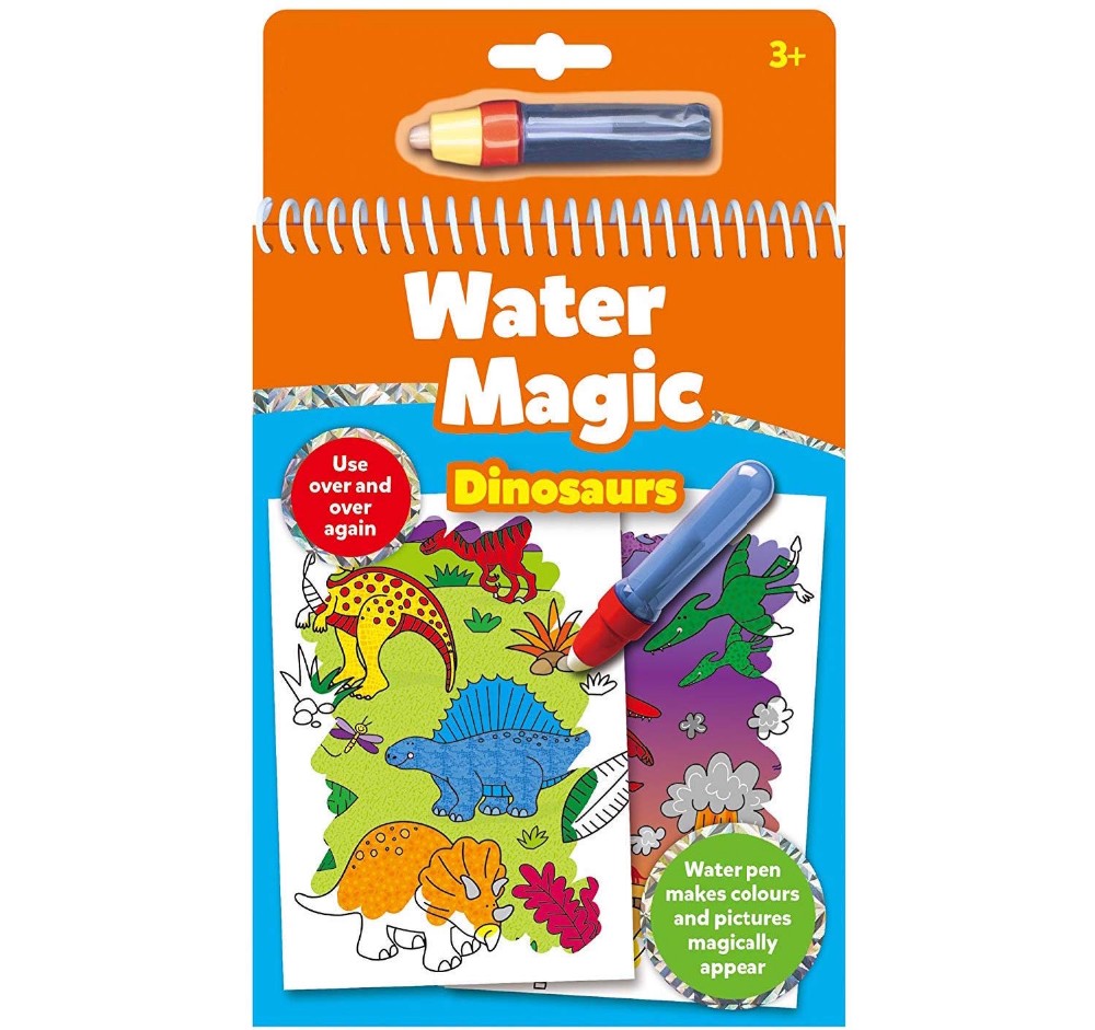 product 6 x 8 magic water drawing book scratch book with water pen kids school stationery set-6