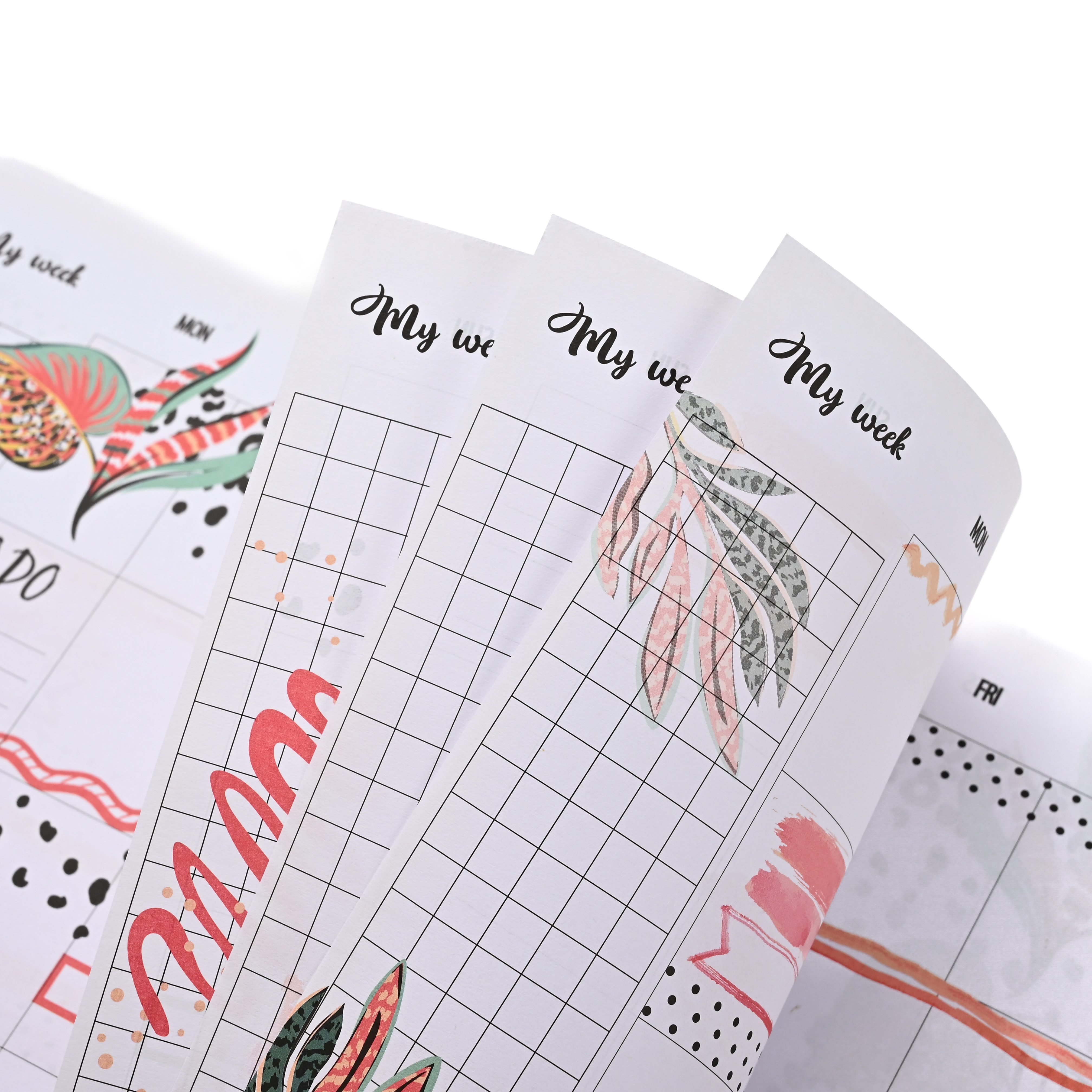 product rose printed hardcover a5 notebook for girls durable school supply with vintage floral cover gift-8