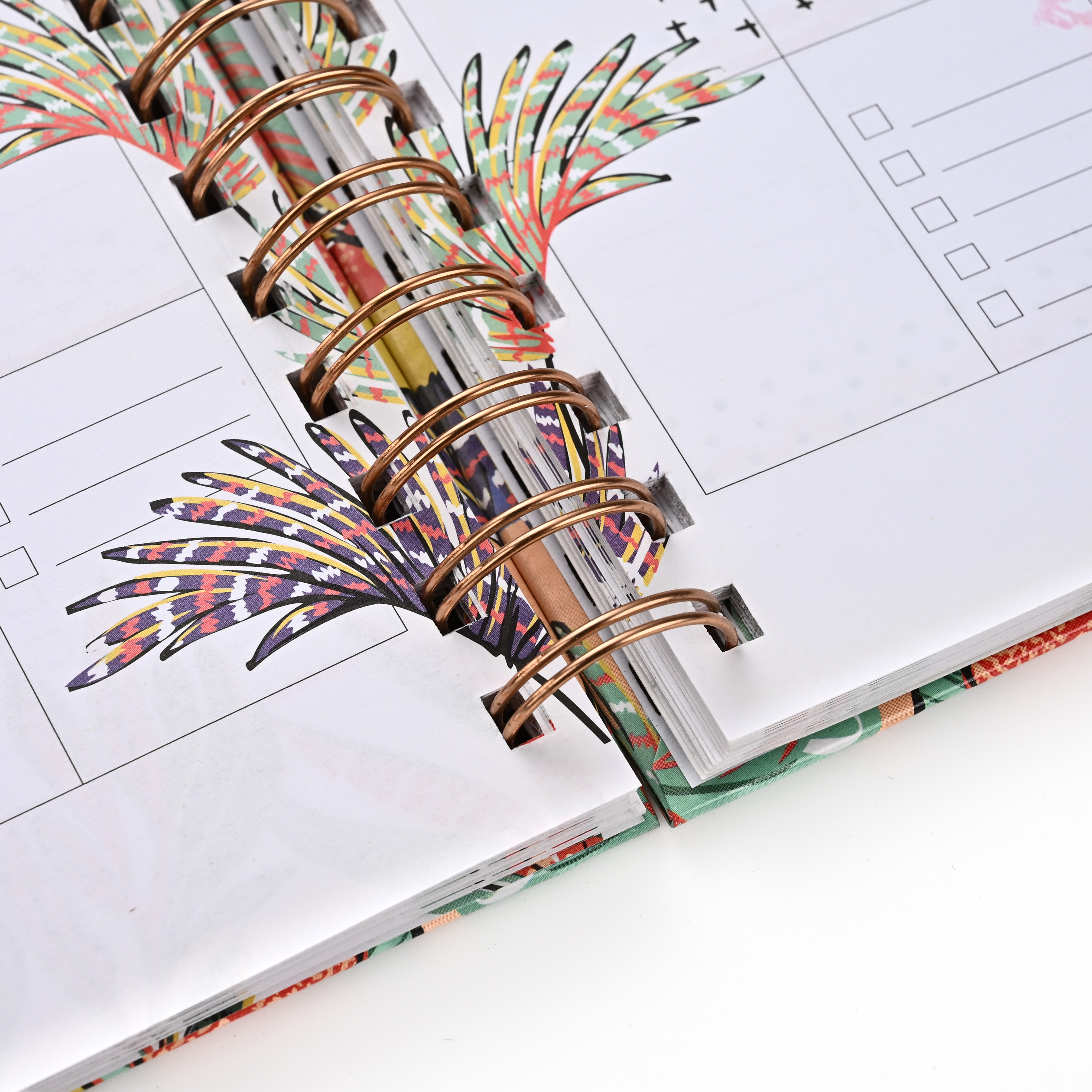 product rose printed hardcover a5 notebook for girls durable school supply with vintage floral cover gift-9