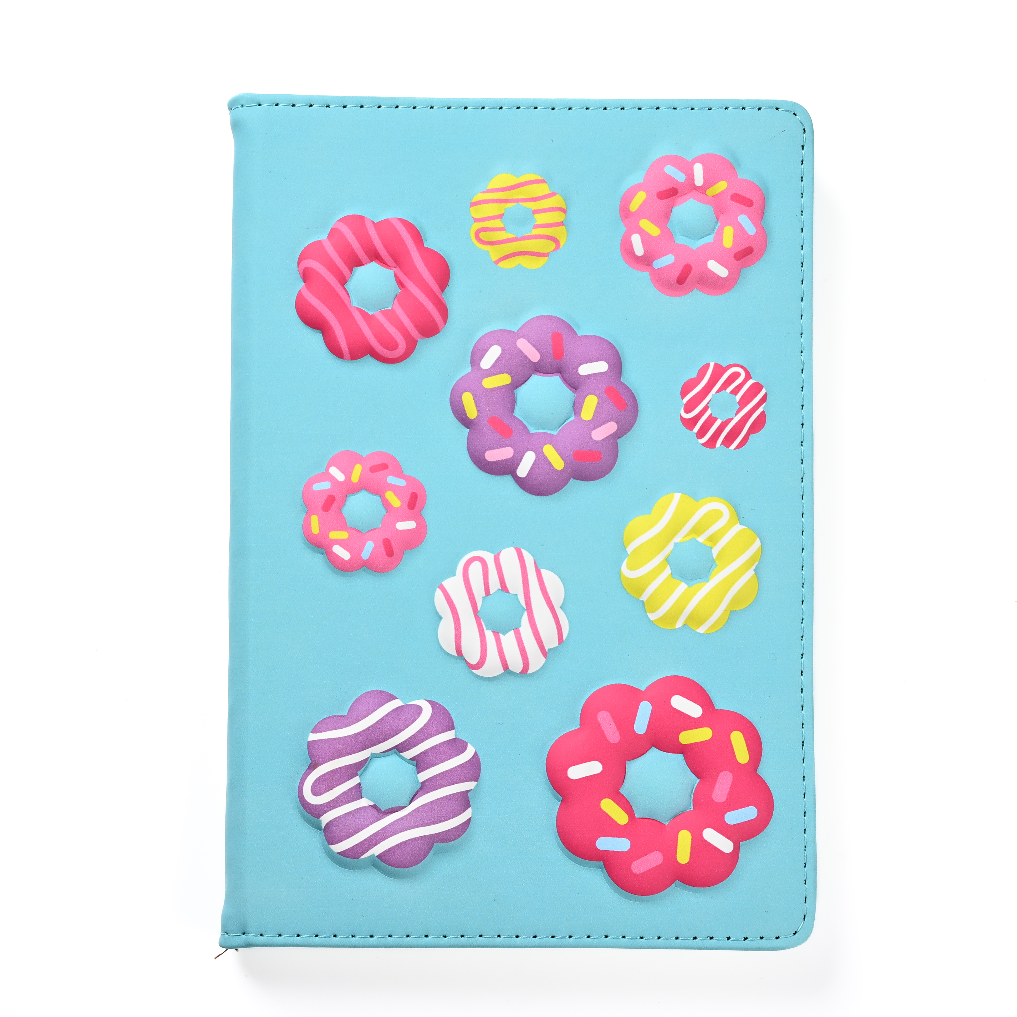 product notebook a5 romantic pink floral hardcover journal with 3d flower for wedding gift and personal diary-9