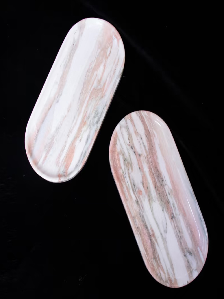 product quiet style light luxury natural cave stone tray for home decor creative jewelry aromatherapy storage desktop ornaments-10